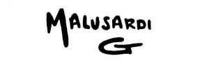 MALUSARDI G