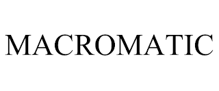 MACROMATIC trademark