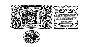 ROBERTS BOROTALCO BOROTALCUM trademark