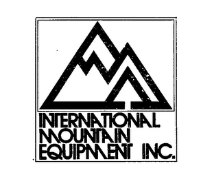 INTERNATIONAL MOUNTAIN EQUIPMENT INC.