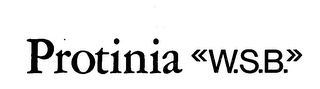 PROTINIA "W.S.B." trademark