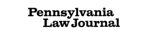 PENNSYLVANIA LAW JOURNAL trademark