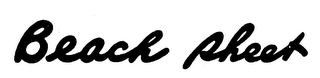 BEACH SHEET trademark