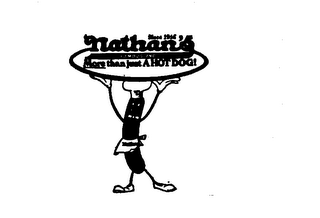 SINCE 1916 NATHAN'S FAMOUS, INC.  MORE THAN JUST A HOT-DOG