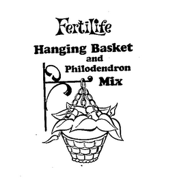 FERTILIFE HANGING BASKET AND PHILODENDRON MIX