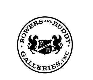 BOWERS AND RUDDY GALLERIES, INC B AND R trademark