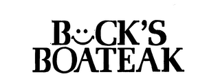 BUCK'S BOATEAK trademark