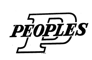 P PEOPLES trademark