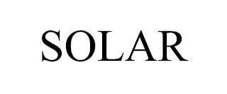 SOLAR trademark