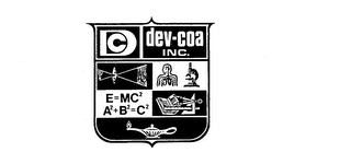 DEV-COA INC. DC E=MC2 A2+B2=C2 trademark