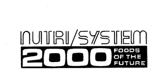 NUTRI/SYSTEM 2000