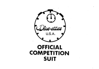 DIVE-ETTES U.S.A.  OFFICIAL COMPETITION SUIT trademark