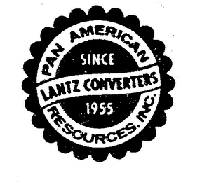 PAN AMERICAN RESOURCES, INC. SINCE 1955 LANTZ CONVERTERS