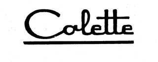 COLETTE trademark