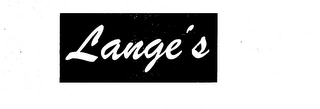 LANGE'S trademark