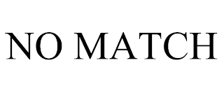 NO MATCH trademark