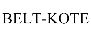 BELT-KOTE trademark