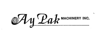 AY PAK MACHINERY INC.