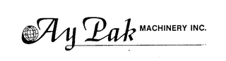 AY PAK MACHINERY INC.