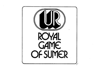 UR ROYAL GAME OF SUMER