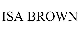 ISA BROWN trademark