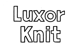 LUXOR KNIT trademark