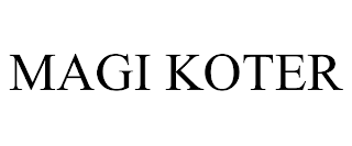 MAGI KOTER trademark