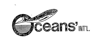OCEANS' INT'L. trademark