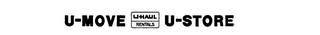 U-MOVE U-HAUL RENTALS U-STORE