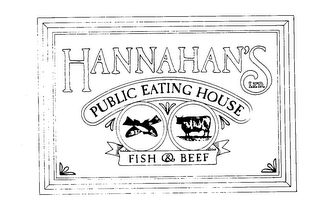 HANNAHAN'S LTD PUBLIC EATING HOUSE FISH & BEEF