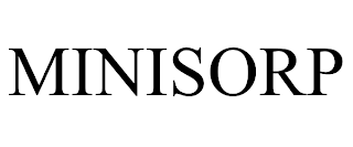 MINISORP trademark