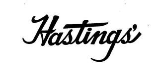 HASTINGS' trademark