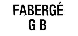 FABERGE GB