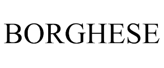 BORGHESE trademark