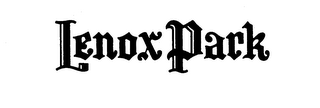 LENOX PARK trademark