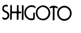 SHIGOTO trademark