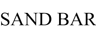 SAND BAR trademark