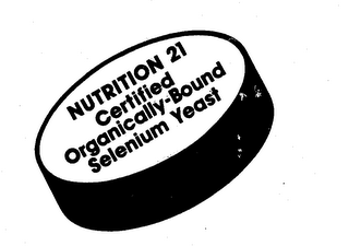 NUTRITION 21 CERTIFIED ORGANICALLY-BOUND SELENIUM YEAST