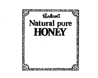 BURLESON'S NATURAL PURE HONEY