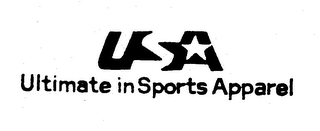 USA ULTIMATE IN SPORTS APPAREL trademark