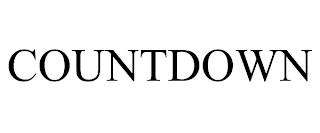 COUNTDOWN trademark