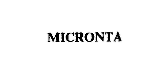 MICRONTA trademark