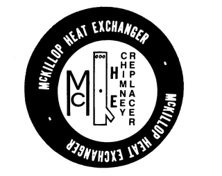 MCKILLOP HEAT EXCHANGER MC HE CHIMNEY REPLACER