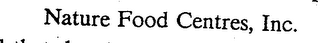 NATURE FOOD CENTERS