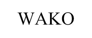 WAKO trademark