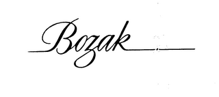 BOZAK trademark