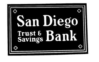 SAN DIEGO TRUST & SAVINGS BANK