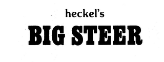 HECKEL'S BIG STEER trademark