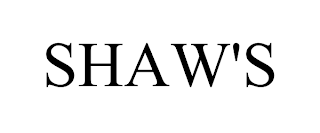 SHAW'S trademark