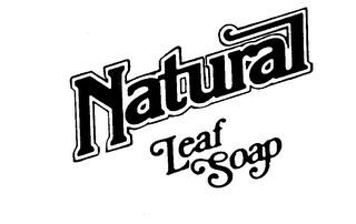 NATURAL LEAF SOAP trademark